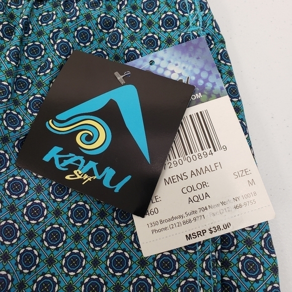 Kanu Mens Surf Shorts Size Medium - Picture 5 of 6